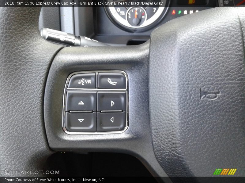 Brilliant Black Crystal Pearl / Black/Diesel Gray 2018 Ram 1500 Express Crew Cab 4x4