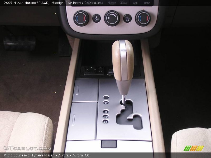 Midnight Blue Pearl / Cafe Latte 2005 Nissan Murano SE AWD