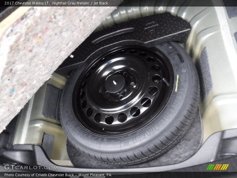 Nightfall Gray Metallic / Jet Black 2017 Chevrolet Malibu LT