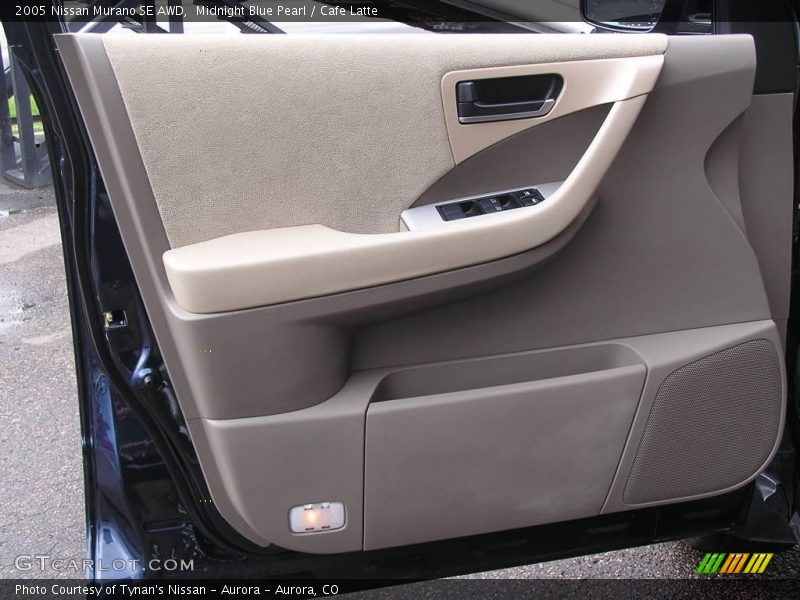 Midnight Blue Pearl / Cafe Latte 2005 Nissan Murano SE AWD