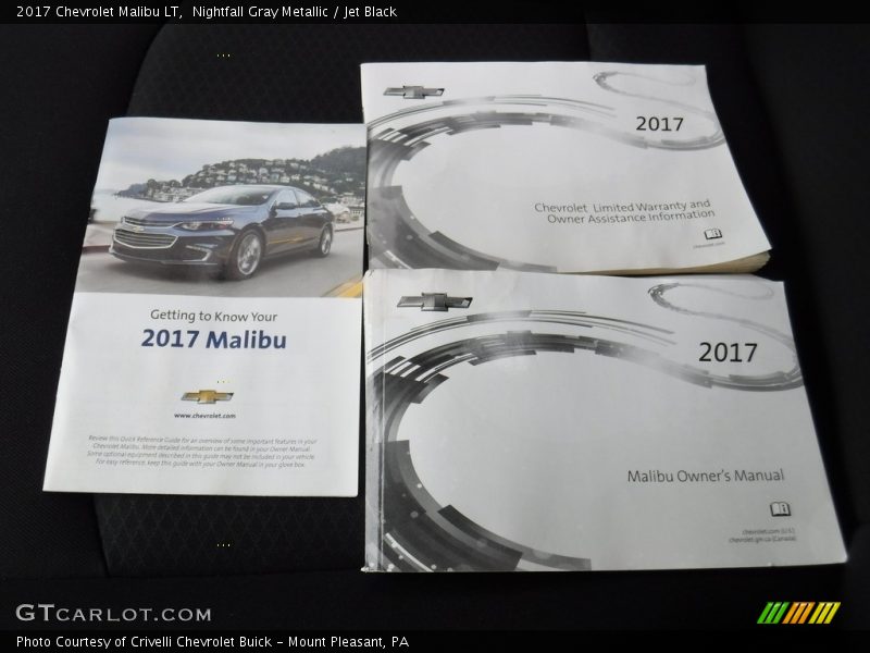 Nightfall Gray Metallic / Jet Black 2017 Chevrolet Malibu LT