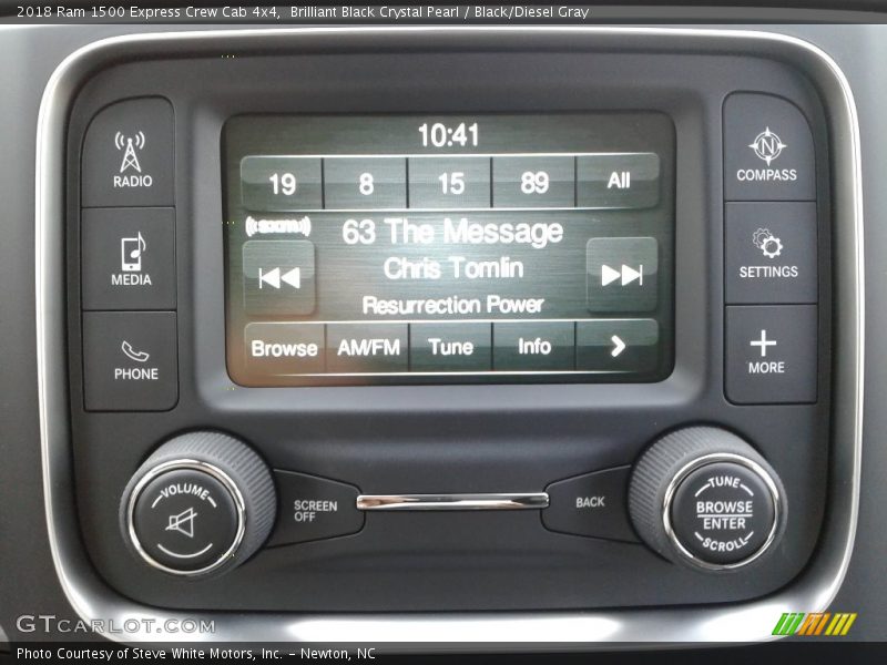 Brilliant Black Crystal Pearl / Black/Diesel Gray 2018 Ram 1500 Express Crew Cab 4x4