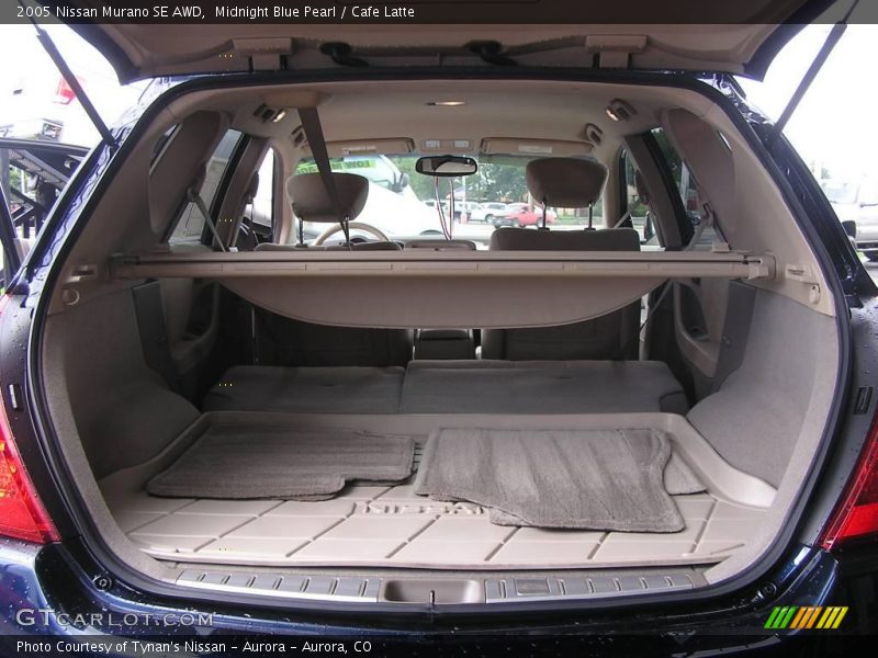 Midnight Blue Pearl / Cafe Latte 2005 Nissan Murano SE AWD