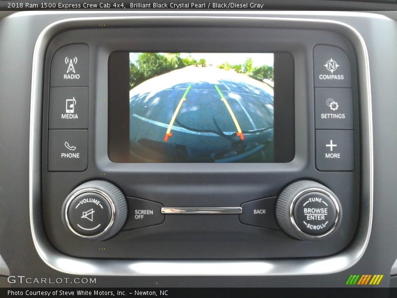 Brilliant Black Crystal Pearl / Black/Diesel Gray 2018 Ram 1500 Express Crew Cab 4x4
