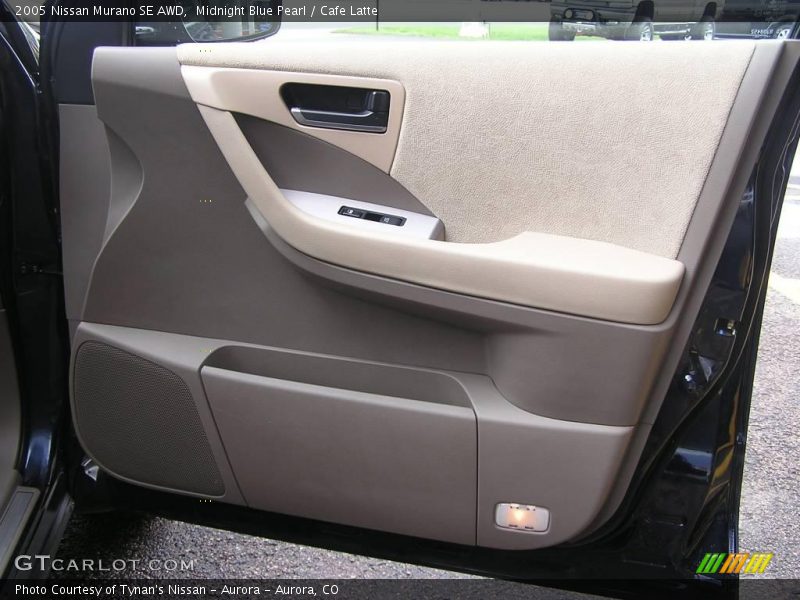 Midnight Blue Pearl / Cafe Latte 2005 Nissan Murano SE AWD