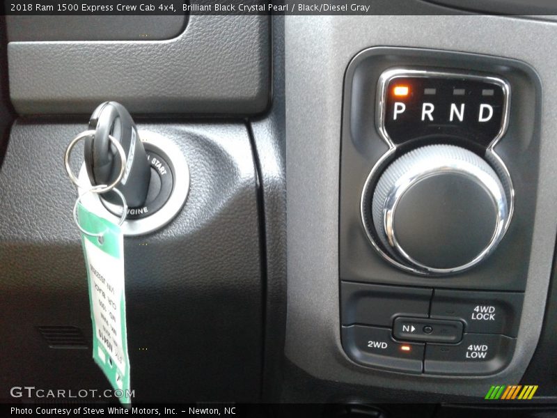 Brilliant Black Crystal Pearl / Black/Diesel Gray 2018 Ram 1500 Express Crew Cab 4x4