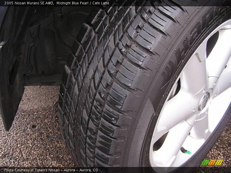 Midnight Blue Pearl / Cafe Latte 2005 Nissan Murano SE AWD