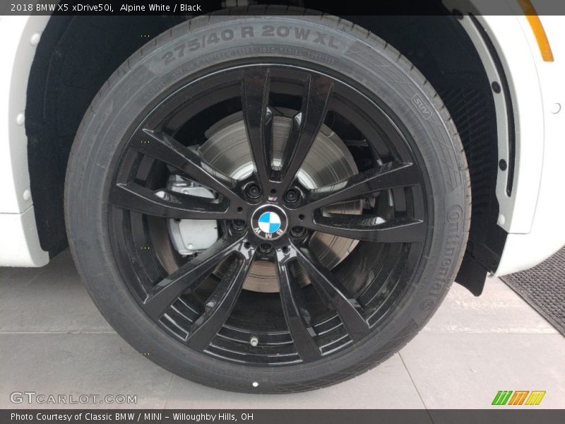 Alpine White / Black 2018 BMW X5 xDrive50i