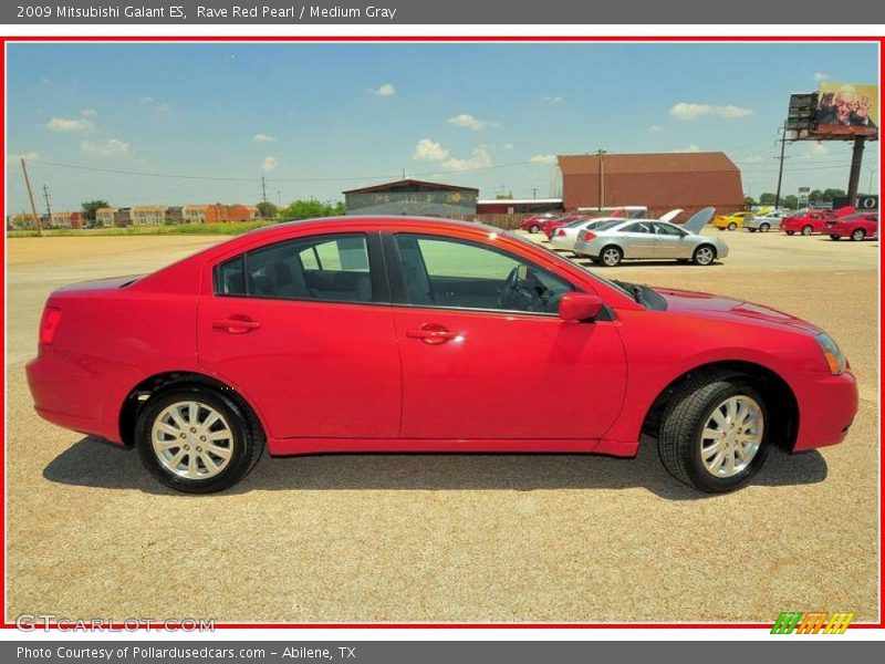 Rave Red Pearl / Medium Gray 2009 Mitsubishi Galant ES