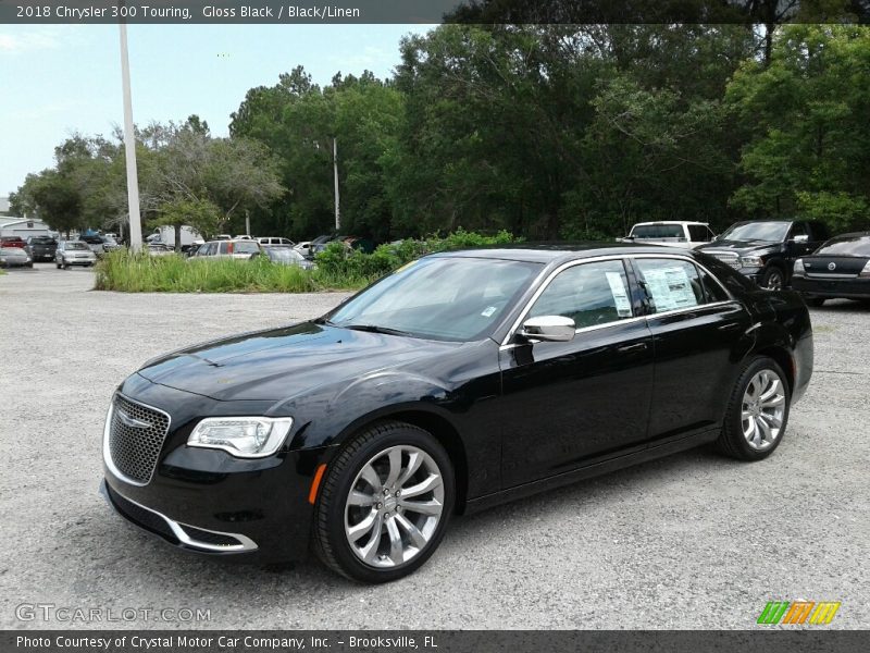Gloss Black / Black/Linen 2018 Chrysler 300 Touring
