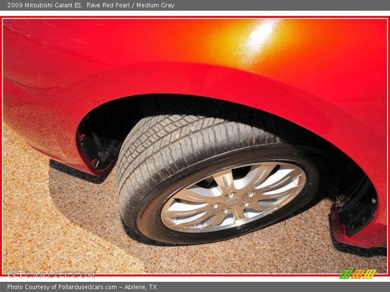 Rave Red Pearl / Medium Gray 2009 Mitsubishi Galant ES