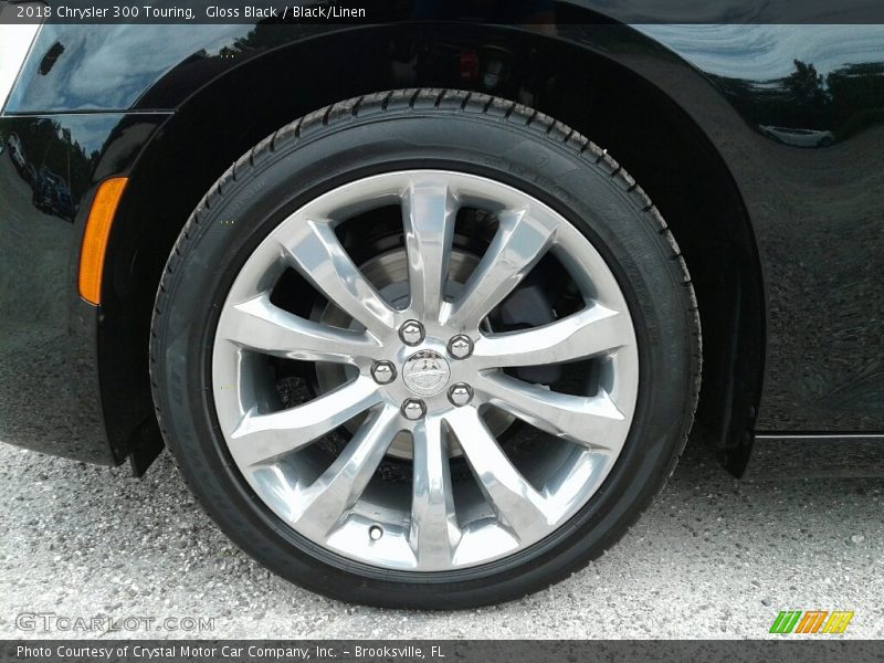 Gloss Black / Black/Linen 2018 Chrysler 300 Touring