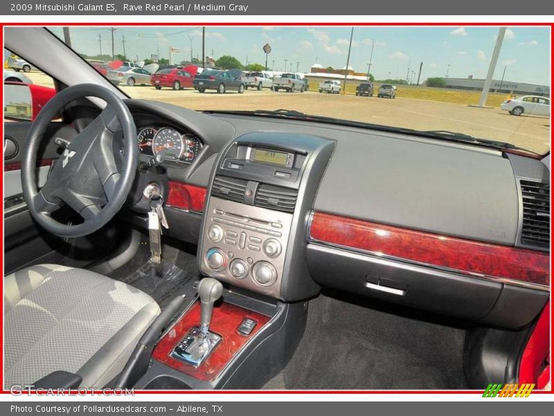 Rave Red Pearl / Medium Gray 2009 Mitsubishi Galant ES