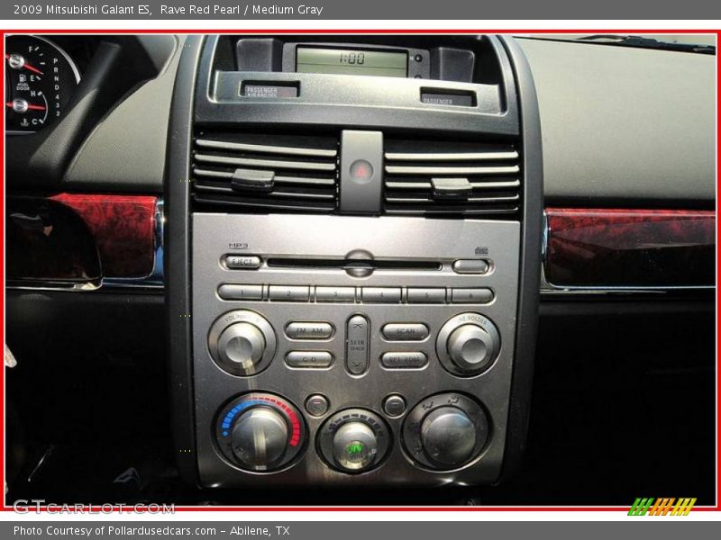 Rave Red Pearl / Medium Gray 2009 Mitsubishi Galant ES
