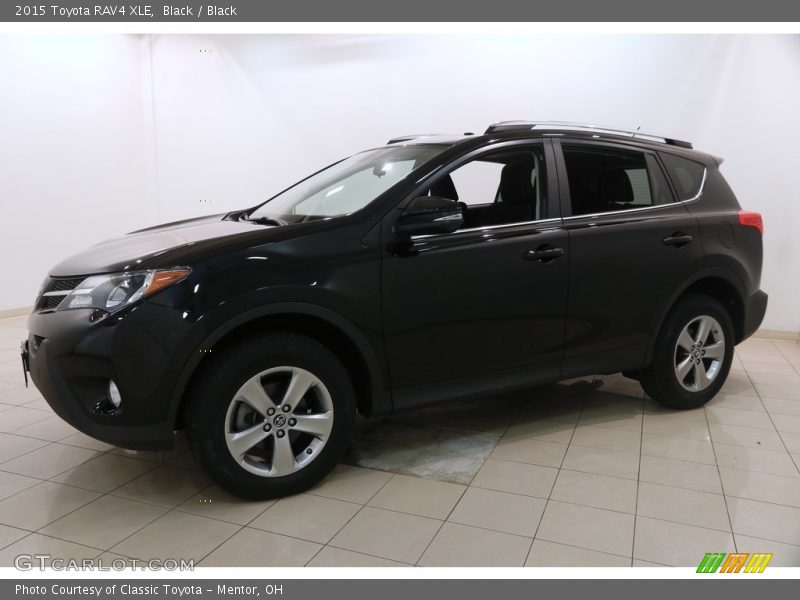 Black / Black 2015 Toyota RAV4 XLE