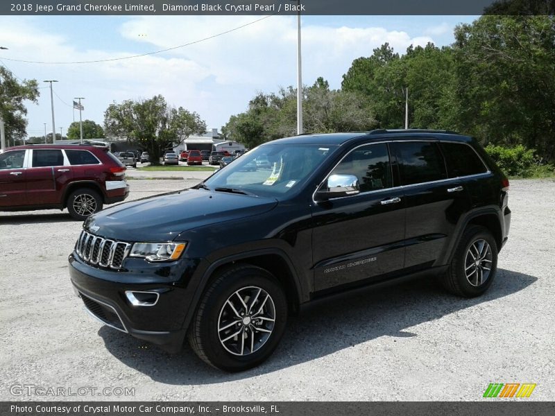 Diamond Black Crystal Pearl / Black 2018 Jeep Grand Cherokee Limited