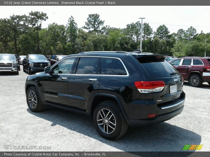 Diamond Black Crystal Pearl / Black 2018 Jeep Grand Cherokee Limited