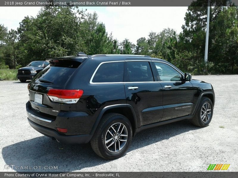 Diamond Black Crystal Pearl / Black 2018 Jeep Grand Cherokee Limited