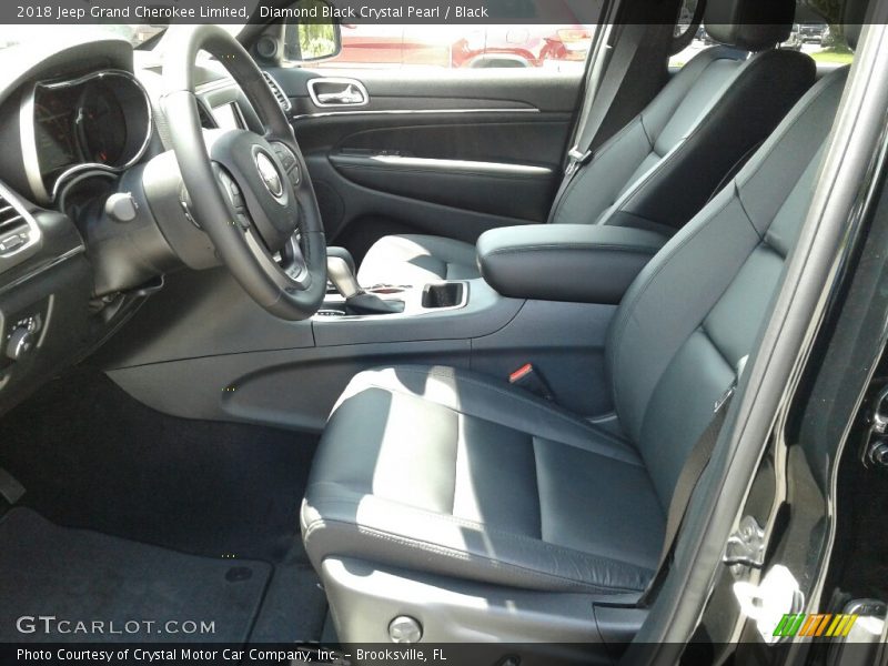 Diamond Black Crystal Pearl / Black 2018 Jeep Grand Cherokee Limited