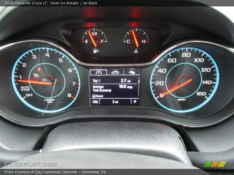 Silver Ice Metallic / Jet Black 2018 Chevrolet Cruze LT