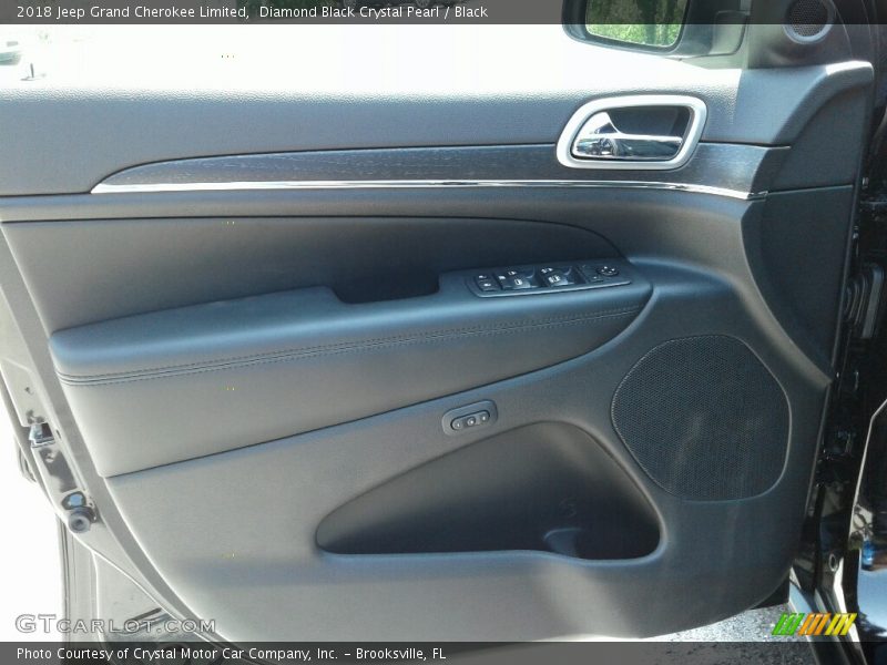 Diamond Black Crystal Pearl / Black 2018 Jeep Grand Cherokee Limited