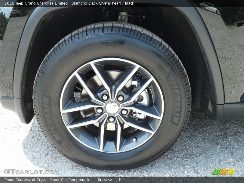 Diamond Black Crystal Pearl / Black 2018 Jeep Grand Cherokee Limited