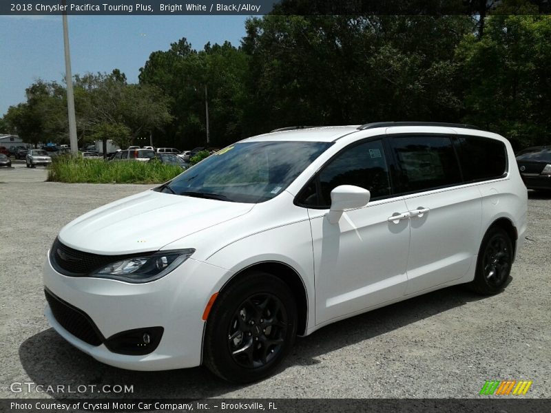 Bright White / Black/Alloy 2018 Chrysler Pacifica Touring Plus