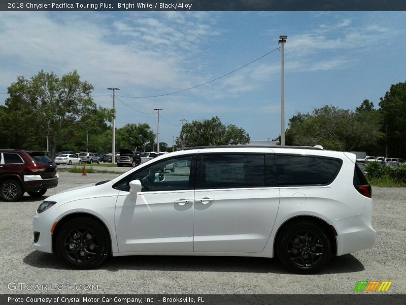 Bright White / Black/Alloy 2018 Chrysler Pacifica Touring Plus