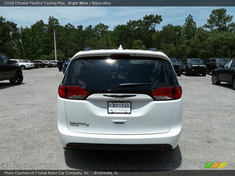 Bright White / Black/Alloy 2018 Chrysler Pacifica Touring Plus