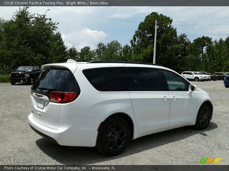 Bright White / Black/Alloy 2018 Chrysler Pacifica Touring Plus