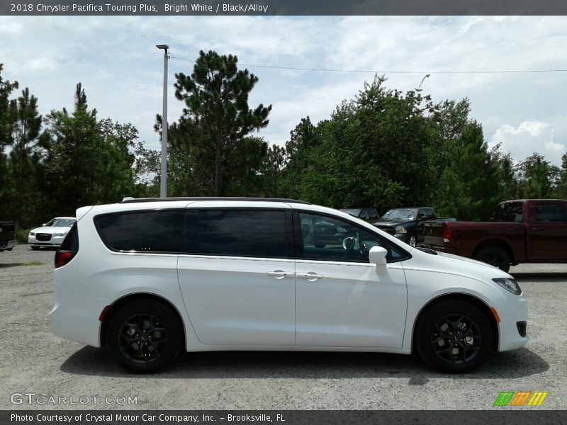 Bright White / Black/Alloy 2018 Chrysler Pacifica Touring Plus