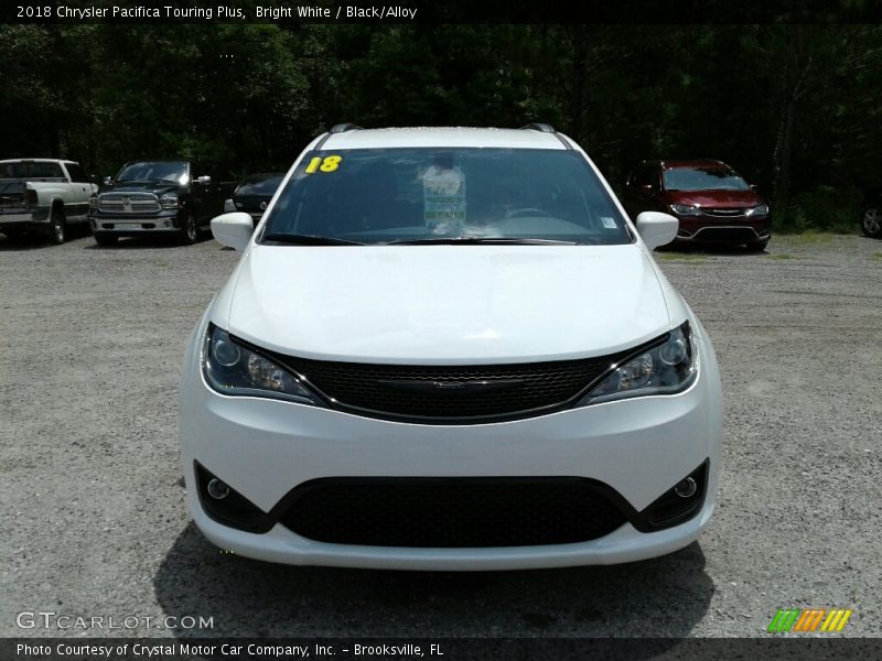 Bright White / Black/Alloy 2018 Chrysler Pacifica Touring Plus