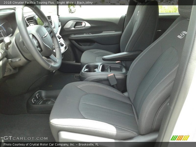 Bright White / Black/Alloy 2018 Chrysler Pacifica Touring Plus