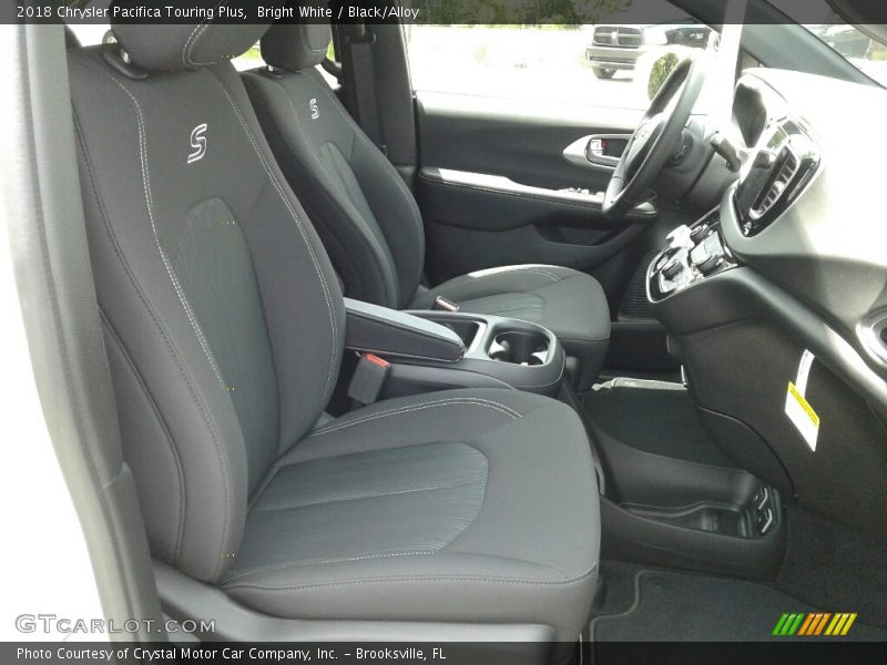 Bright White / Black/Alloy 2018 Chrysler Pacifica Touring Plus