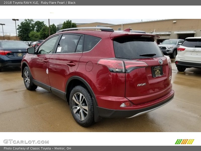 Ruby Flare Pearl / Black 2018 Toyota RAV4 XLE