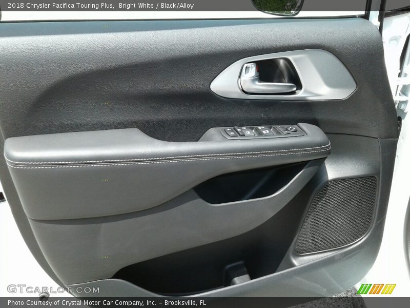 Bright White / Black/Alloy 2018 Chrysler Pacifica Touring Plus