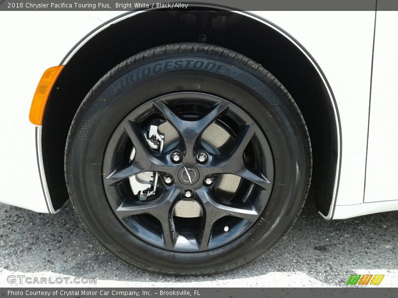 Bright White / Black/Alloy 2018 Chrysler Pacifica Touring Plus