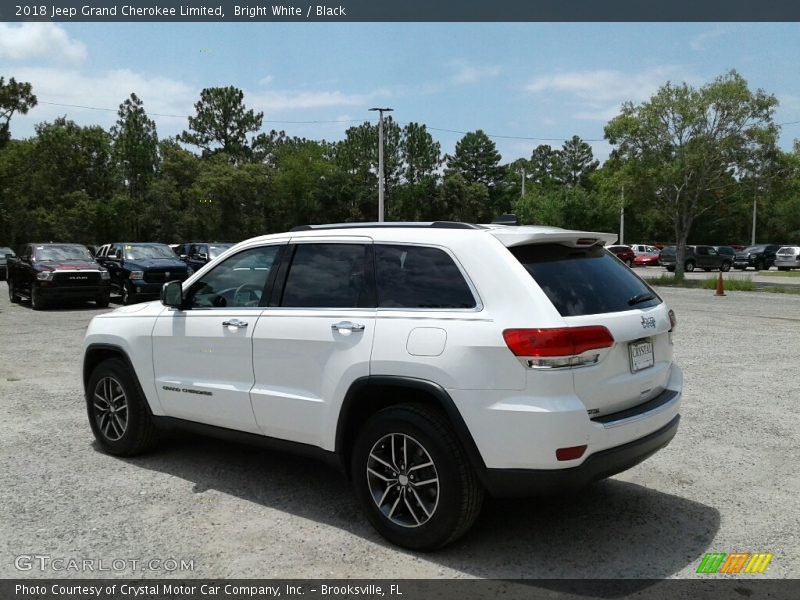 Bright White / Black 2018 Jeep Grand Cherokee Limited