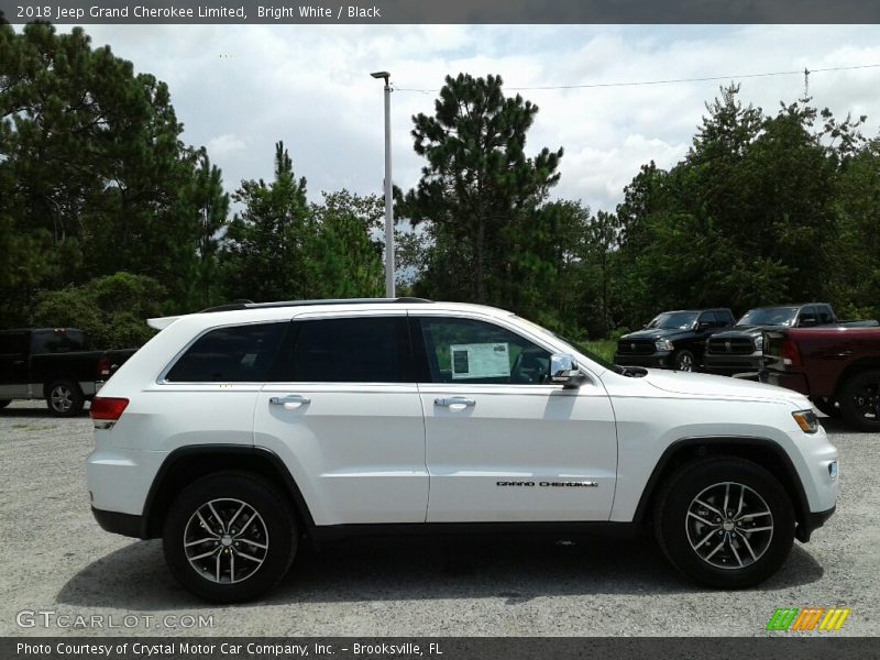 Bright White / Black 2018 Jeep Grand Cherokee Limited