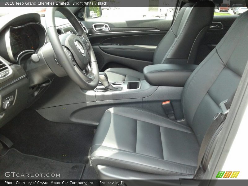 Bright White / Black 2018 Jeep Grand Cherokee Limited