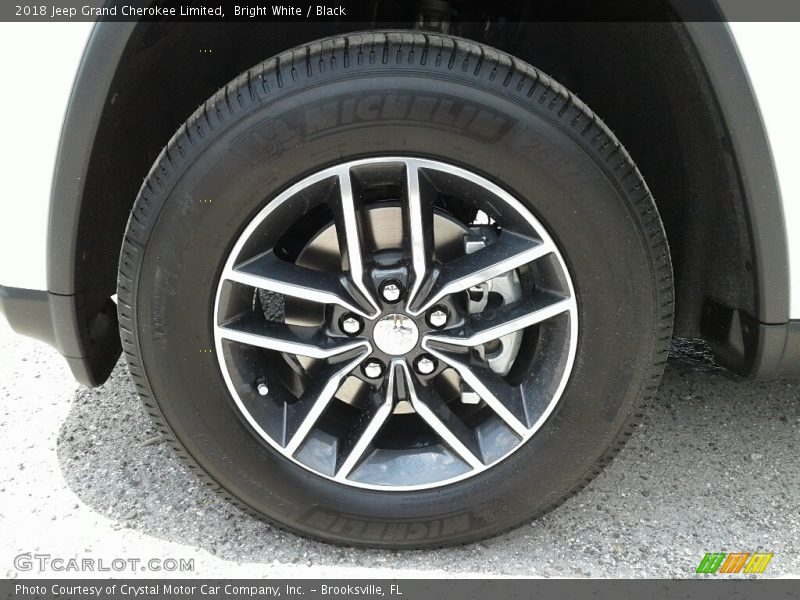 Bright White / Black 2018 Jeep Grand Cherokee Limited