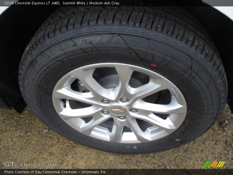 Summit White / Medium Ash Gray 2018 Chevrolet Equinox LT AWD