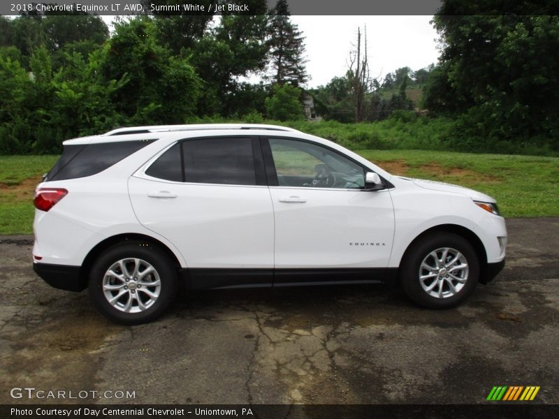 Summit White / Jet Black 2018 Chevrolet Equinox LT AWD