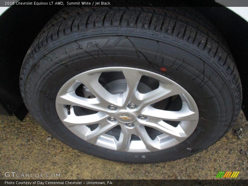 Summit White / Jet Black 2018 Chevrolet Equinox LT AWD