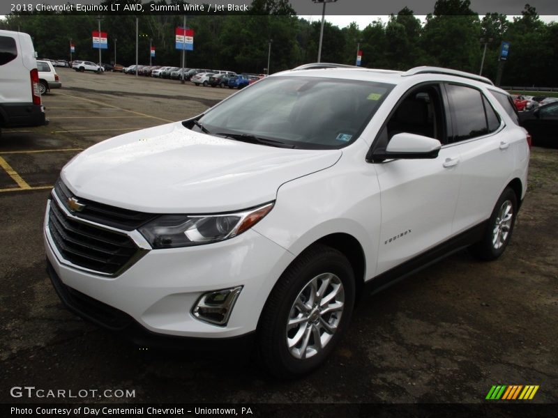 Summit White / Jet Black 2018 Chevrolet Equinox LT AWD