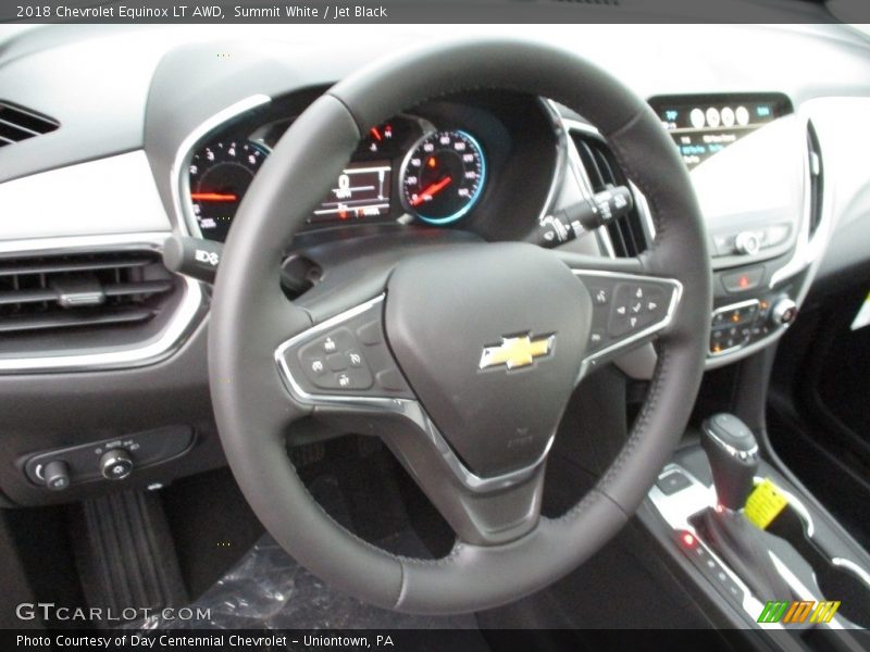 Summit White / Jet Black 2018 Chevrolet Equinox LT AWD
