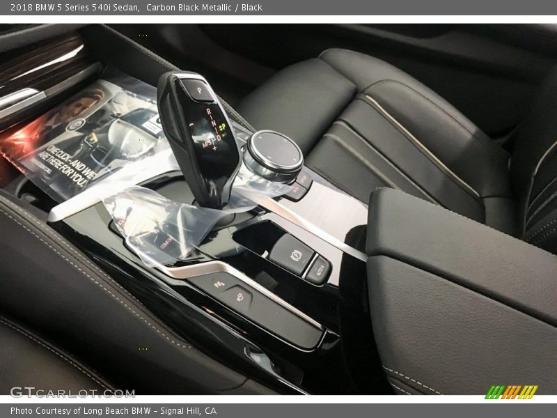 Carbon Black Metallic / Black 2018 BMW 5 Series 540i Sedan