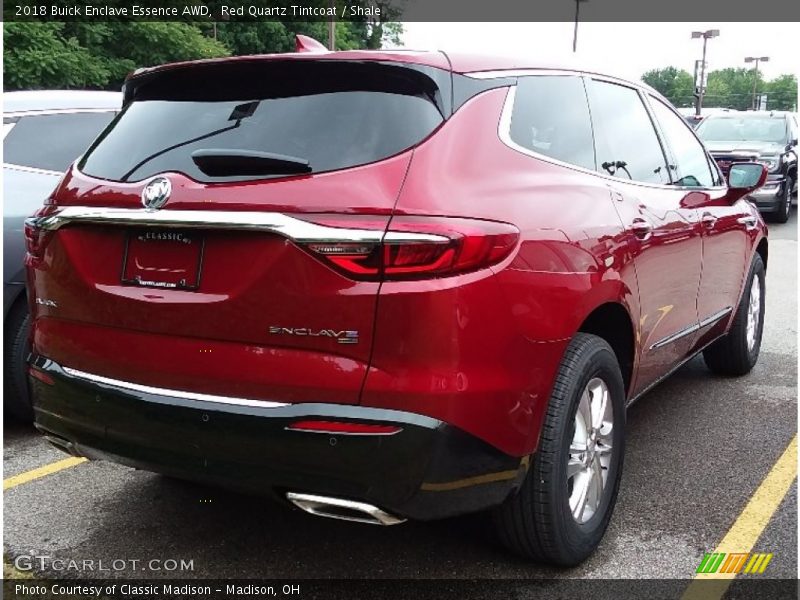 Red Quartz Tintcoat / Shale 2018 Buick Enclave Essence AWD