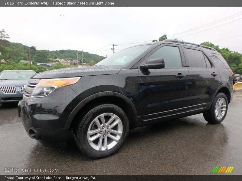 Tuxedo Black / Medium Light Stone 2015 Ford Explorer 4WD