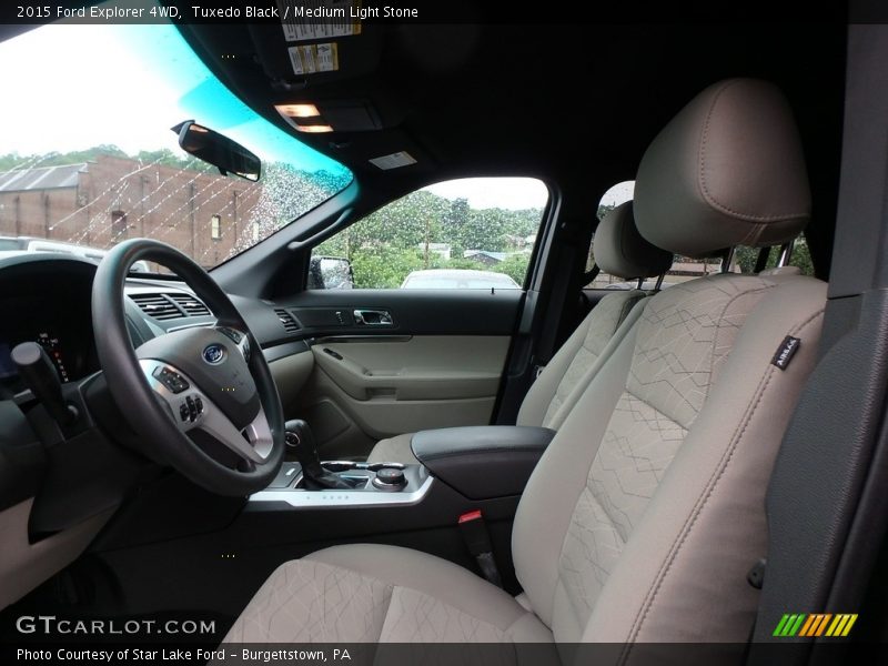 Tuxedo Black / Medium Light Stone 2015 Ford Explorer 4WD